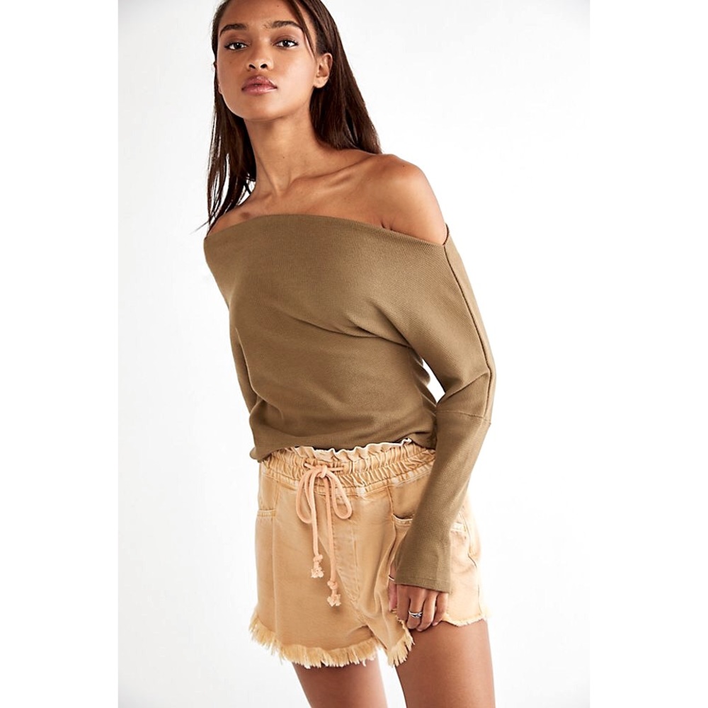Free People Fuji Thermal in Earth Seed